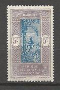 DAHOMEY N° 59 GOM COLONIALE NEUF* CHARNIERE / MH - Unused Stamps