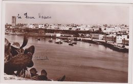 Cpa,MAROC,RABAT,le Port Avant L´indépendance En 1956,à Ses Débuts,ville Commerciale Et Industrielle,rare,cactus à Gauche - Rabat