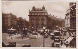 England,united Kingdom,angleterre,london Piccadilly Circus Year 1934,you See The People,the Bus,old,rare, - Piccadilly Circus