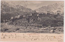 HAUTE CORSE,CORSICA,CORTI,CORTE,en 1903,2 Timbres,collection J Moretti,photographe,neige - Corte