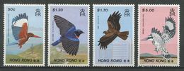 HONG KONG 1988 N° 528/531 ** Neufs MNH Superbes Cote 12 € Faune Oiseaux Halcyon Birds Animaux - Ongebruikt