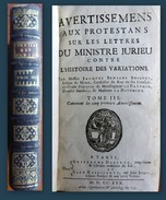 BOSSUET [Jacques Bénigne]. Avertissements Aux Protestants. Tome 3. - 1701-1800