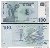 Congo P 98 - 100 Francs 31.7.2007 - UNC - Demokratische Republik Kongo & Zaire