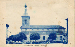 1923   Sauville  " L' Eglise " ( Vers Dombrain ) - Chatenois