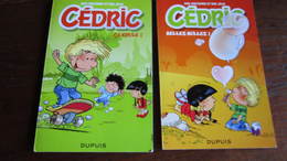 CEDRIC 2 Livres Jeux Happy Meal LAUDEC  CAUVIN - Cédric