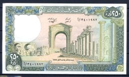 460-Liban Billet De 250 Livres 1988 - Libano