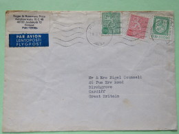 Finland 1978 Cover Jyvaskyla To England - Lion Arms - Cartas & Documentos