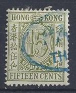 Hong Kong 1938 Stamp Duty 15c (o) - Francobollo Fiscali Postali