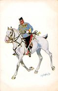 MILITARIA - RIDING OFFICER / OFFICIER À CHEVAL - ILLUSTRATION / ARTIST SIGNED : SCHOENPFLUG - 1903 - B.K.W.I. (w-571) - Schoenpflug, Fritz