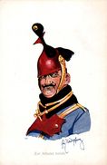 MILITARIA - OFFICER / OFFICIER : ZUR ATTACKE ... - ILLUSTRATION / ARTIST SIGNED : SCHOENPFLUG ~ 1903 - B.K.W.I. (w-574) - Schoenpflug, Fritz