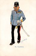 MILITARIA - OFFICER / OFFICIER : SE. EXZELLENZ - ILLUSTRATION / ARTIST SIGNED : SCHOENPFLUG - 1903 - B.K.W.I. (w-576) - Schoenpflug, Fritz