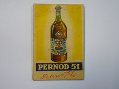 PETIT CARNET  "PUB"   PERNOD 45  -  PERNOD 51    - Alcolici