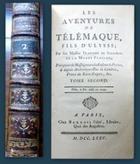 FENELON. Les Aventures De Télémaque, Fils D'Ulysse. Tome Second. - 1701-1800