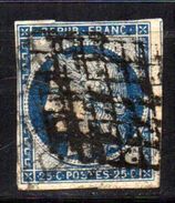 Col 4/ France N° 4 Oblitéré Cote Yvert 60,00€ - 1849-1850 Ceres