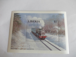 TIMBRE Libéria Chemin De Fer Train Wainwright H Class 0-4-4T Locomotive - Liberia