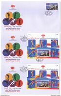 Bangladesh 2016 BRAZIL RIO SUMMER OLYMPIC 3v Full Set Perf + Imperf MS + 1v FDC OLYMPICS UNESCO Golf Swimming Archery - Summer 2016: Rio De Janeiro