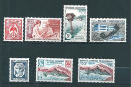 Nouvelle Calédonie Timbres De 1960  N°295 A 301 Série Complète  Neufs ** - Unused Stamps