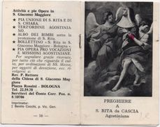 Librettino Di 16 Facciate Con Preghiere A Santa Rita Da Cascia (Perugia) Agostiniana - Andachtsbilder