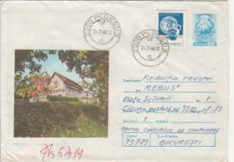 64362- PREDEAL ROZMARIN HOTEL, TOURISM, REGISTERED COVER STATIONERY, 1988, ROMANIA - Hotel- & Gaststättengewerbe