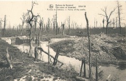 Ruines De Kemmel 1914-18 The Ruins Of Kemmel Ruines Du Château - Ruins Of The Castle - Heuvelland