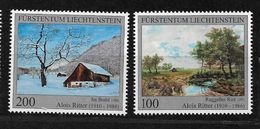 LIECHTENSTEIN 2016 PAINTINGS BY ALOIS RITTER SET MNH - Unused Stamps