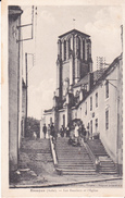 ESSOYES Les Escaliers Et L'Eglise - Essoyes