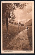 A5559 - Alte Ansichtskarte - Hinterriss Hinterriß - Am Wege - Gel 1930 - Schwaz