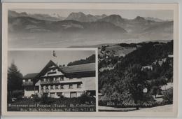 Restaurant Und Pension Traube Hinter Goldingen - Blick Auf Schwyzer-Alpen - Goldingen