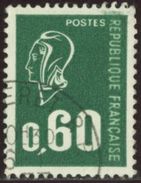 France 1974 Yv. N°1814 - 60c Vert - Oblitéré - 1971-1976 Marianne Of Béquet