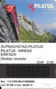 Schweiz: Pilatus-Bahnen, Alpnachstad-Pilatus-Kriens - Europa