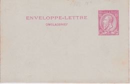 BELGIQUE -10 CENTIMES ENTIER POSTAL - ENVELOPPE LETTRE  SANS CORRESPONDANCE - TIMBRE N°888 - 1869-1883 Léopold II