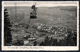 A5586 - Alte Ansichtskarte - Oberwiesenthal Drahtseilbahn Seilbahn - Sonderstempel 1943 - Oberwiesenthal