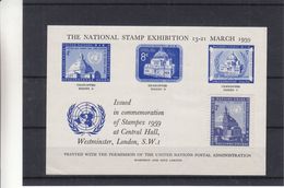 Nations Unies - Document De 1959 - Expo De 1959 à Londres - Avec Timbre De Central Hall - Vendu 750 FB En 1972 = ± 19 &e - Storia Postale