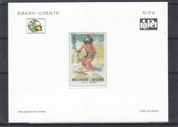 Belgique - COB NA 13 LX - Europa 2001 - Tirage 200 Blocs Sur Papier Carton - Rare - 2001