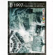 DVD 1907 La Révolte Des Vignerons L'Histoire, Le Mythe (DVD+carte+enveloppe) TBE - Geschichte