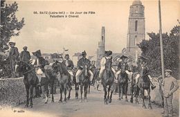 44-BATZ- UN JOUR DE FÊTE PALUDIERS A CHEVAL - Batz-sur-Mer (Bourg De B.)