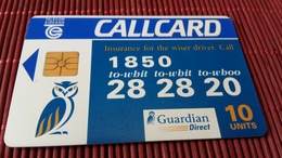 Phonecard Callcard 10 Units Owl Used Rare - Other & Unclassified