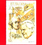 Nuovo - MNH - VATICANO - 2007 - 95 Anni Di Ernesto Marini - Cartolina Di Ottavio Fantini - Benedetto XVI - Goldoni - Lettres & Documents