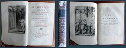 M[outonnet De] C[lairfons] [J. J.]. ANACREON, SAPHO, BION ET MOSCHUS, La Veillée Des Fêtes, ... - 1701-1800