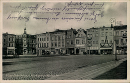 LISSA (Leszno) (Warthegau) 1940, Marktplatz - Nordseite, "Reichsgau" Wartheland, - Posen