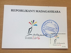 Madagascar Madagaskar 2016 Mi. 2687 FDC Card Carte Premier Jour XVIe Sommet De La Francophonie Antananarivo MNH ** - Madagaskar (1960-...)