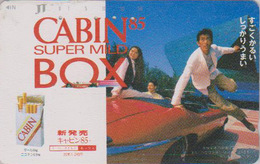 Rare Télécarte Japon / 330-31982 - CIGARETTE CABIN Voiture - Japan Phonecard Tobacco & CAR - ZIGARETTE TK  173 - Voitures