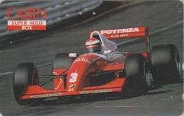 Télécarte Japon / 110-011 - CIGARETTE CABIN Voiture Formule 1- Japan Phonecard Tobacco F1 RACING CAR - ZIGARETTE TK  176 - Voitures