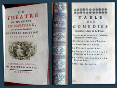 MARIVAUX. Le Théâtre De Monsieur De Marivaux. Nouvelle Edition. Tome Premier. - 1701-1800