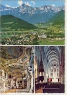 ADMONT - Panorama Und Innenansicht Von Benediktinerkloster,  Geschichtliche Beschreibung Auf Rückseite - Admont