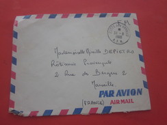 1960 France-Marcophilie Lettre FM Franchise Militaire-Cachet Militaire Poste Aux Armées-Secteur Postal 86652 AFN Algérie - Algerienkrieg