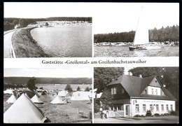 A5669 - Alte MBK Ansichtskarte - Geyer - Greifenbachstauweiher - Gaststätte - Buschmann Kallmer - Geyer