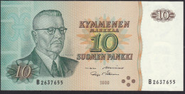 Finland 10 Markka 1980 P111 (sign. Alenius&Mäkinen) AUNC - Finlandia
