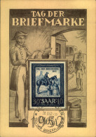 1952, 15 Fr. ""Tag Der Briefmarke"" Auf Sonderkarte Mit IMOSA Ersttagssonderstempel. - Briefe U. Dokumente