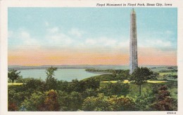 Iowa Sioux City The Floyd Monument In Floyd Park Curteich - Sioux City